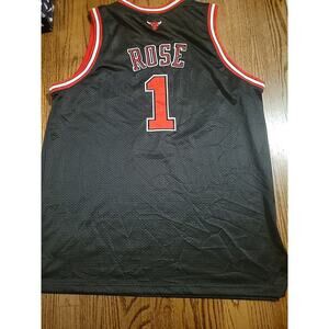 Adidas Derrick Rose Chicago Bulls Jersey Mens Size Large 52 Basketball NBA